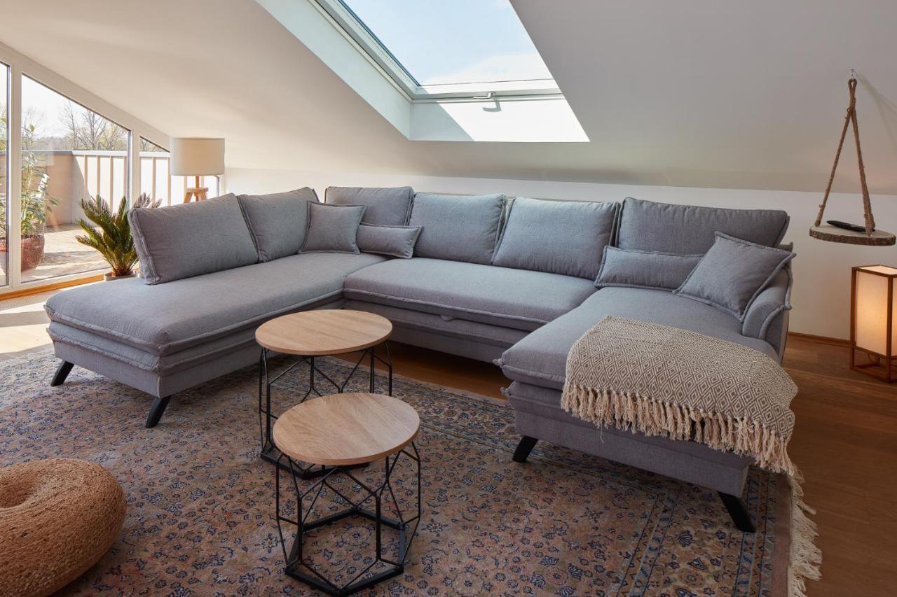 ⸨⸩ Sunset Penthouse: Messe - Siemens - Db - Man ⸨⸩ Apartment Nuremberg Ngoại thất bức ảnh